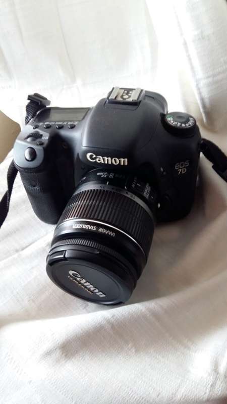 Canon EOS 7D Camera with Canon EF-S 18-55mm Lens