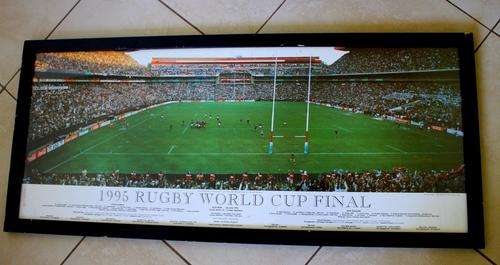 Framed 1995 Picture Of The World Cup Final Drop Goal