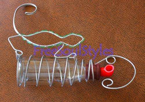 Funky Hand Made Nectar Feeder