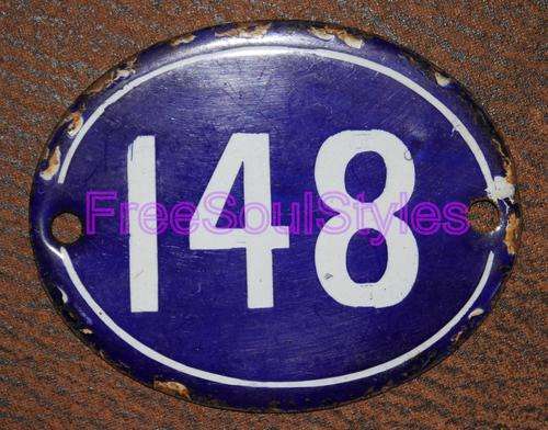 Amazing Historical House Numbers from District 6  PLEASE READ DESCRIPTION BELOW
