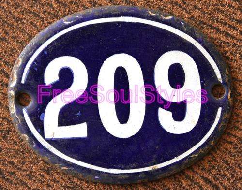 Amazing Historical House Numbers from District 6  PLEASE READ DESCRIPTION BELOW