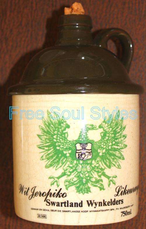 Swartland Wynkelders Specail Issue Ceramic White Jeropiko Bottle