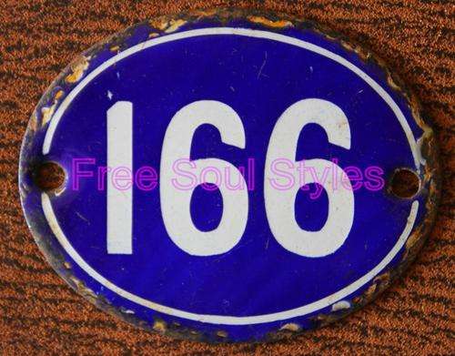 Amazing Historical House Numbers from District 6  PLEASE READ DESCRIPTION BELOW