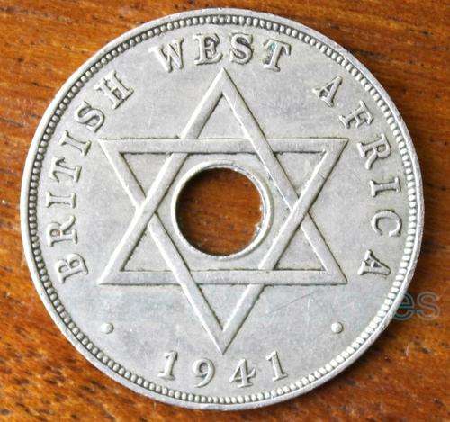 RARE!! 1941 British West Africa 1 Penny