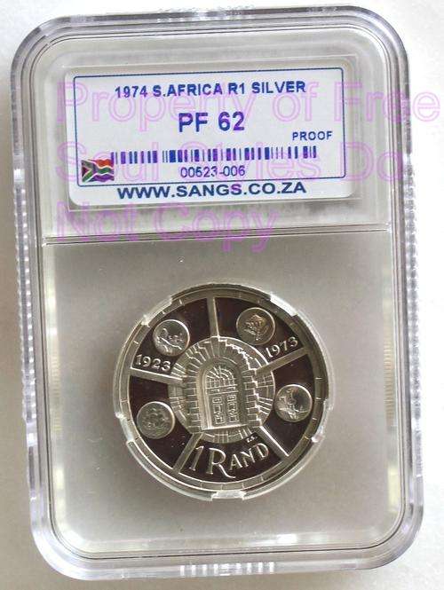 1974 Silver R1 SANGS Graded PF 62