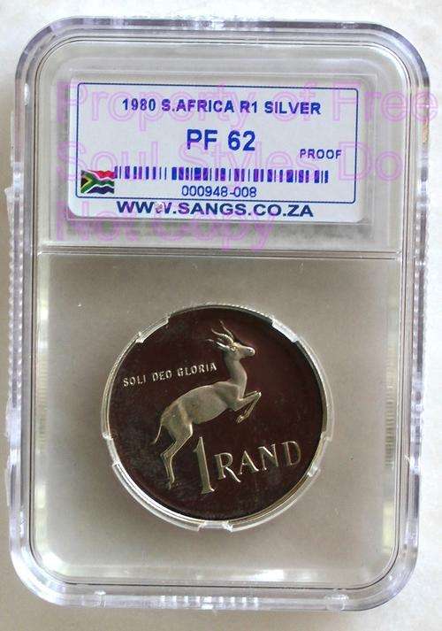 1980 Silver R1 SANGS Graded PF 62