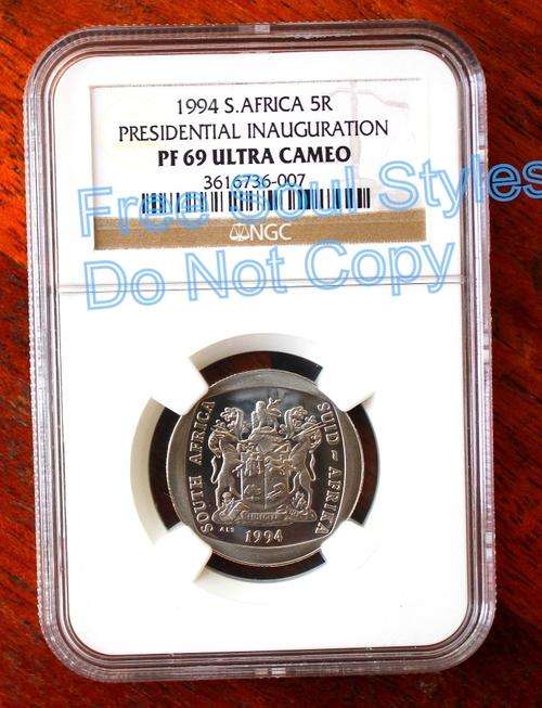 1994 R5 Inauguration Coin NGC Graded PF 69 Ultra Cameo