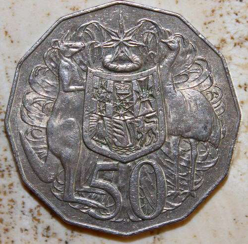 1969 Australian 50 Cent (Half Dollar)