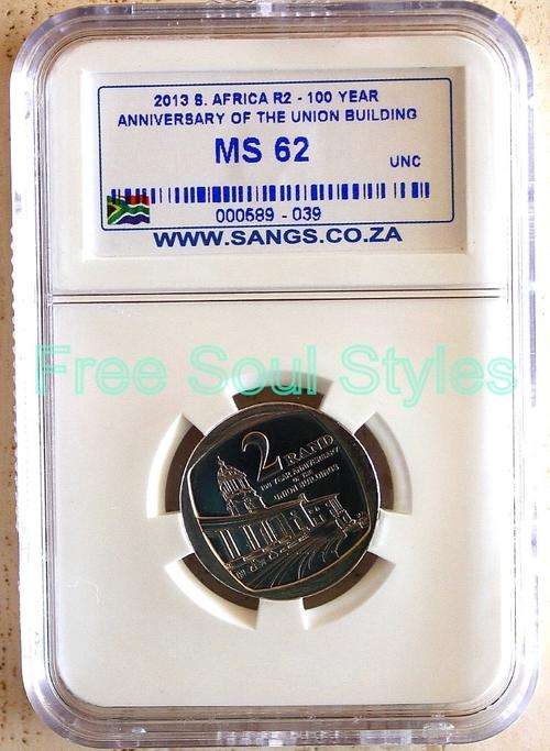 2013 R2 Centenary of The Union Building SANGS Graded MS 62