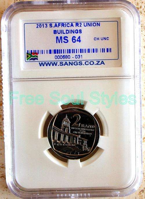 2013 R2 Centenary of The Union Building SANGS Graded MS 64
