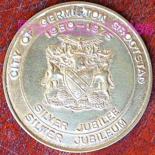 1950 - 1975 Germiston Silver Jubilee Medallion
