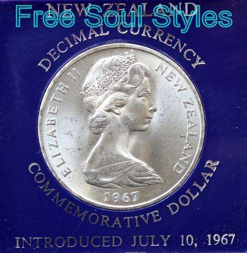 1967 New Zealand Decimal Currency Commemorative Dollar