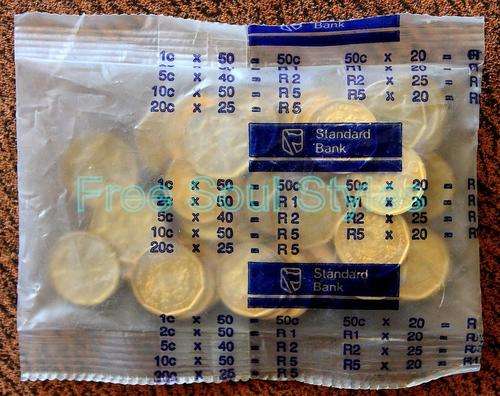 1993 10 Cents Pieces in Standard Bank Sealed Packet - 50 coins