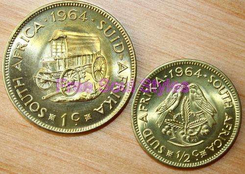 1964 1/2 Cent and 1 Cent Set - Mint Condition - Becoming Rare!