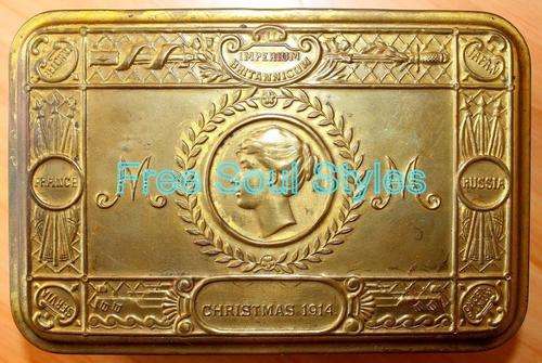 1914 Queen Mary Gift Tin to The British Soldiers Fighting in WWII