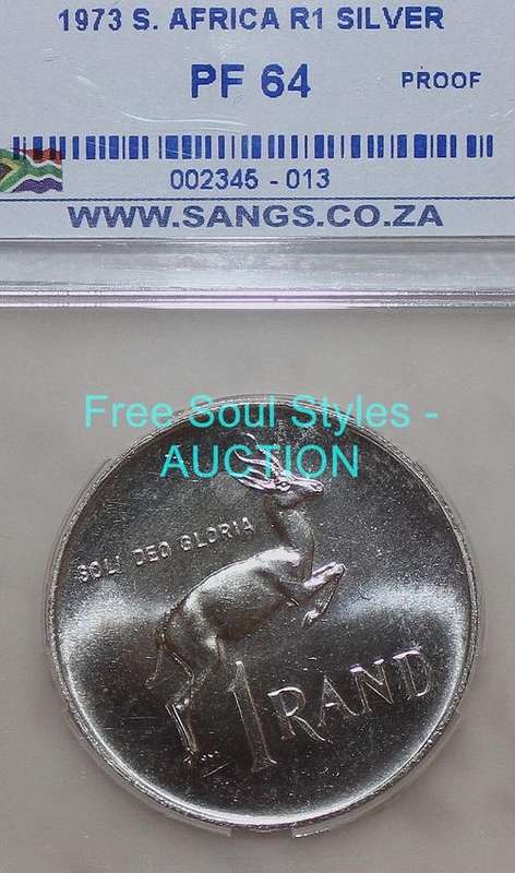 1973 Silver R1 SANGS Graded PF 64