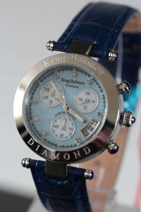 Retail - R12,493.80: 2018 Collection! Krug Baumen Men/Women Couture Chrono Diamond Watch