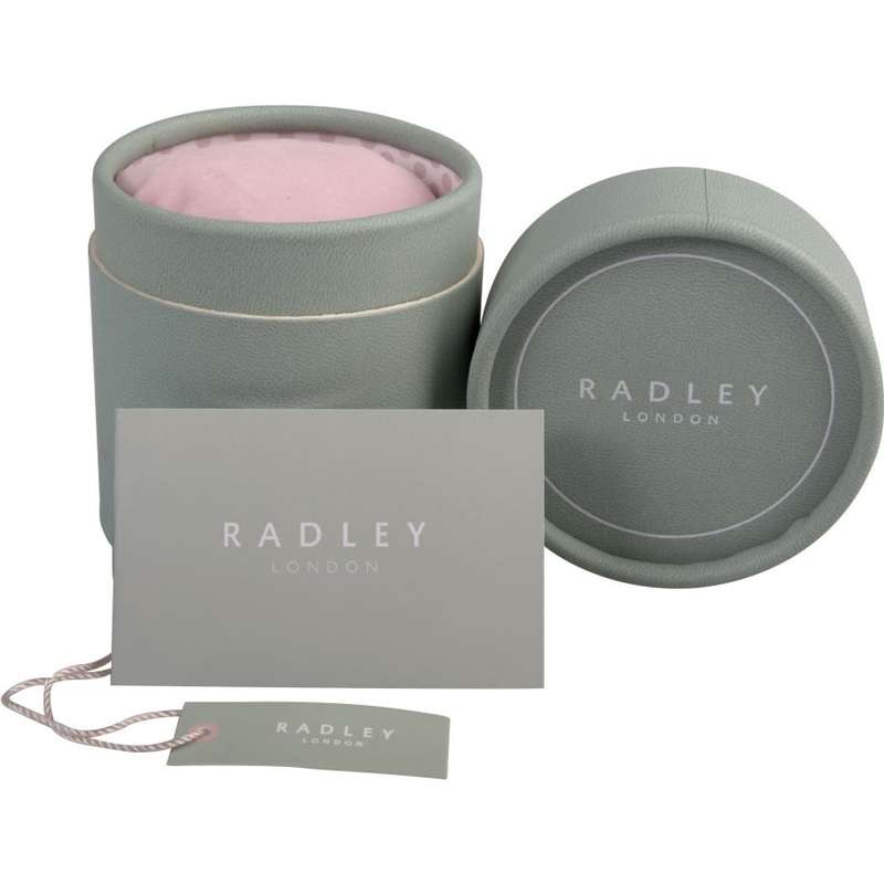 Radley London Ladies Stitched Black Leather Strap Watch