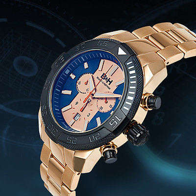 Brandt & Hoffman 47mm SWISS Gentleman's Chronograph Butler Men Watch /RETAILS @ $1,665.00 ( R19,675)