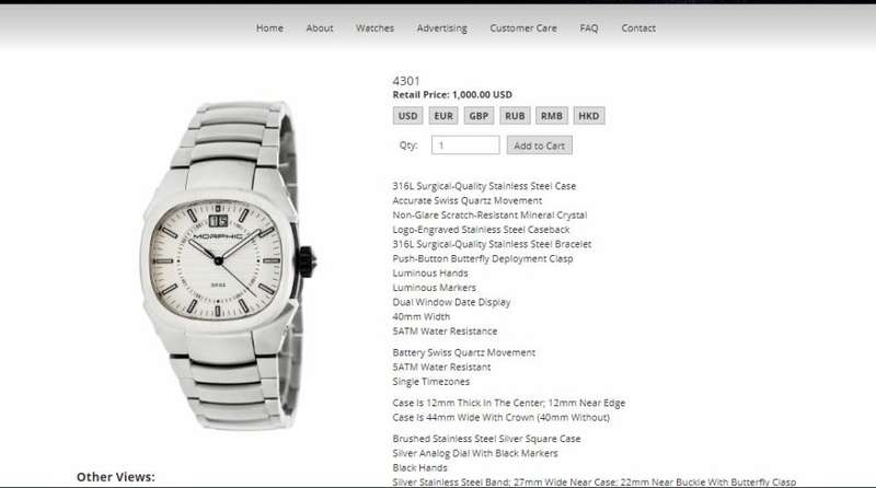 LATE ENTRY RETAILS @ R14,190.20 Morphic M43 Series Men's Chronograph Stainless Steel bracelet Watch