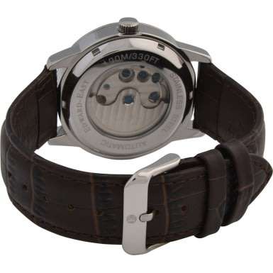 Men s Watches RETAIL R10 007.79 Edward East Stainless Steel AUTOMATIC Brown Leather Strap Watch was sold for 1 081.00 on 12 Sep at 23 46 by Haute Horology Co. in Johannesburg ID 369171539
