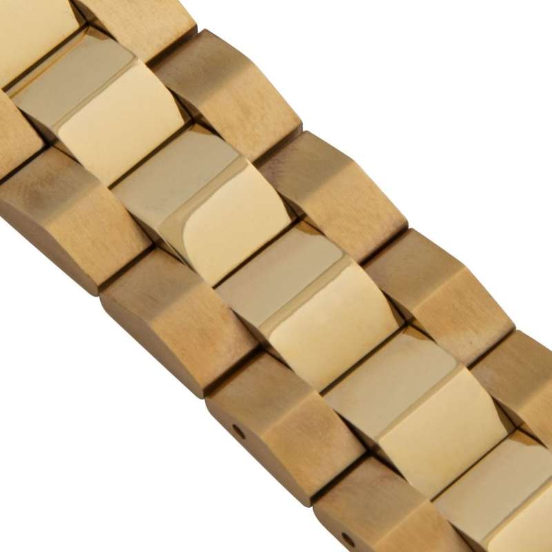 Opens @ R1 Retail: R13,576.03 Krug Baumen UNISEX Couture Chrono MOP Diamond 18K Gold IPG  Gold Watch