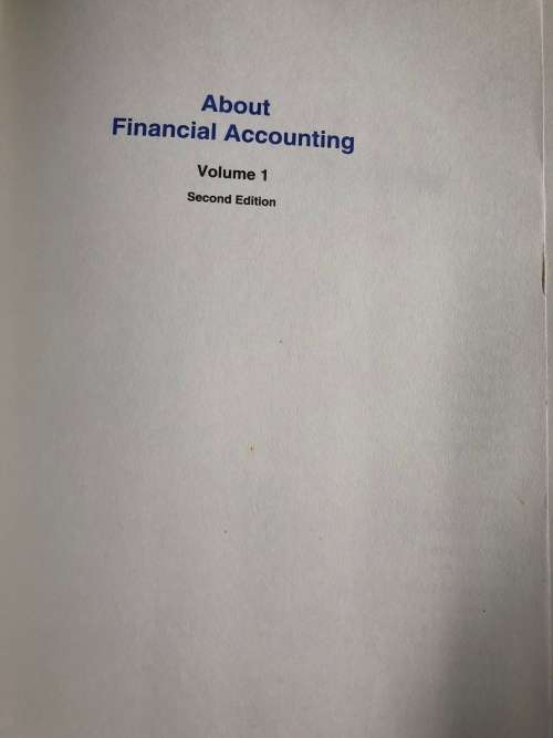 About Financial Accounting (Paper back)