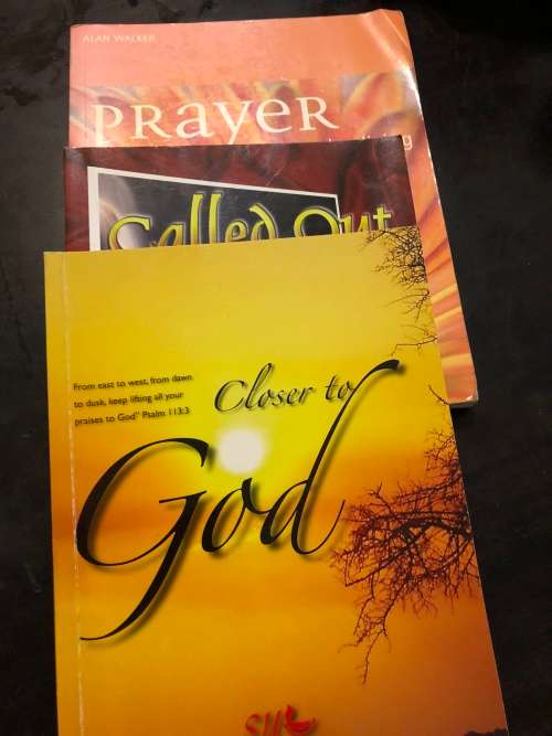 3 x books - Poems, closer to God, Prayer