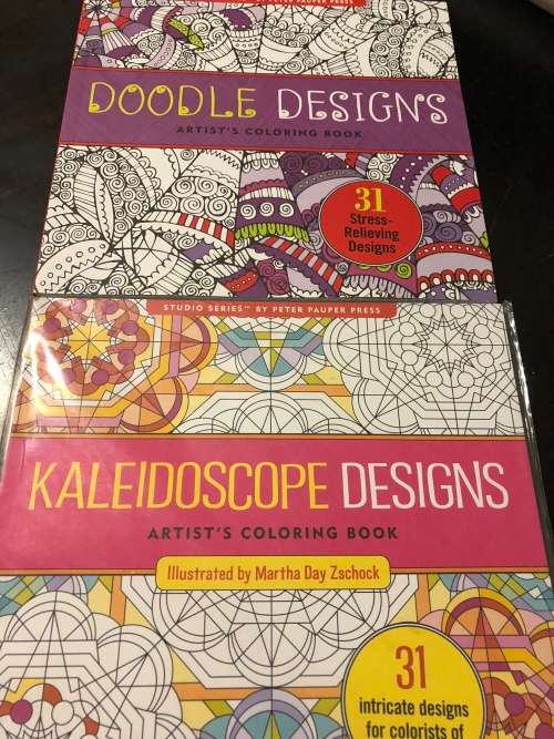 Adult colouring books
