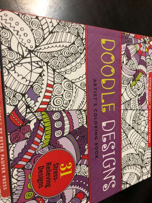 Adult colouring books