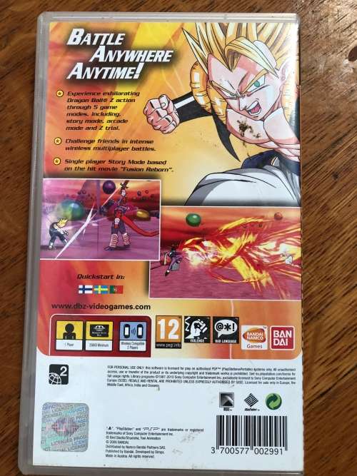 PSP DragonBallz - Shin Budokai
