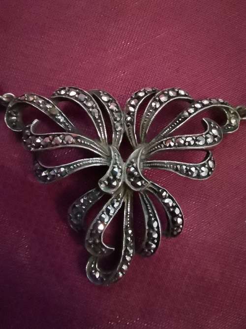 Beautiful Sterling silver 50s necklace