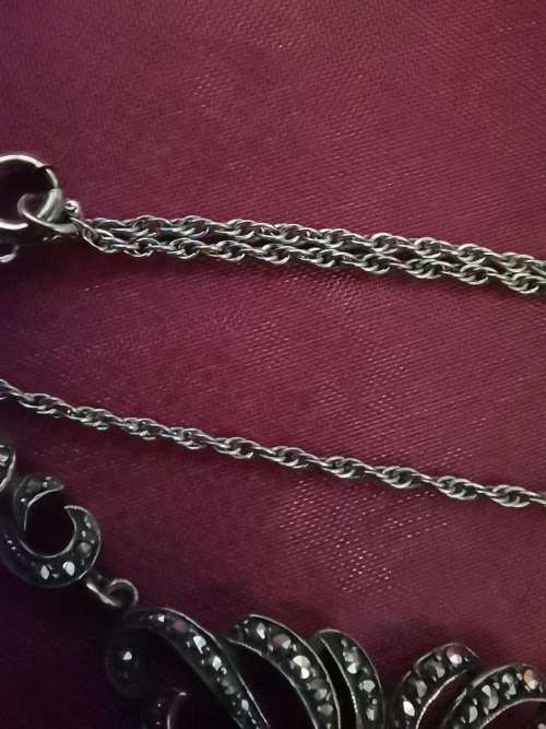 Beautiful Sterling silver 50s necklace