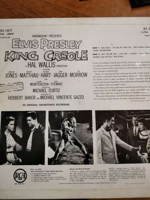 Elvis - king Creole - Vinyl