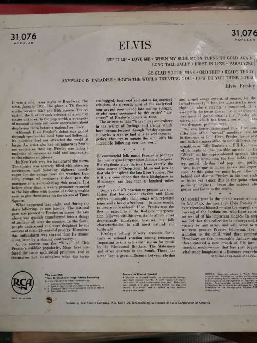Elvis - vinyl