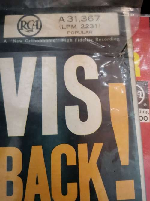 Elvis is back - vinyl