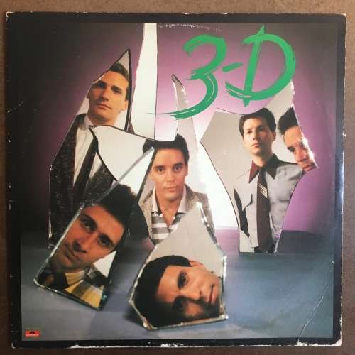 3-D (self-titled) LP/Album (1980 US Import) VG+/VG-