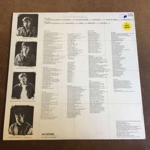 the Fixx - Reach the Beach LP/Album (1983 UK Import) VG+/VG+