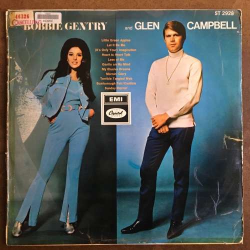 Bobbie Gentry & Glen Campbell (s.t.) LP/Album (1968 SA Press) VG-/G