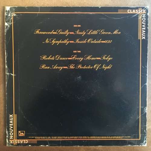 Classix Nouveaux (s.t.) LP/Album (1981 US Import) VG/G