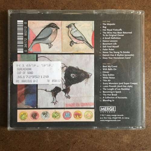 Superchunk - Cup of Sand 2xCD/Compilation (2003 US Import) VG/VG+/VG+