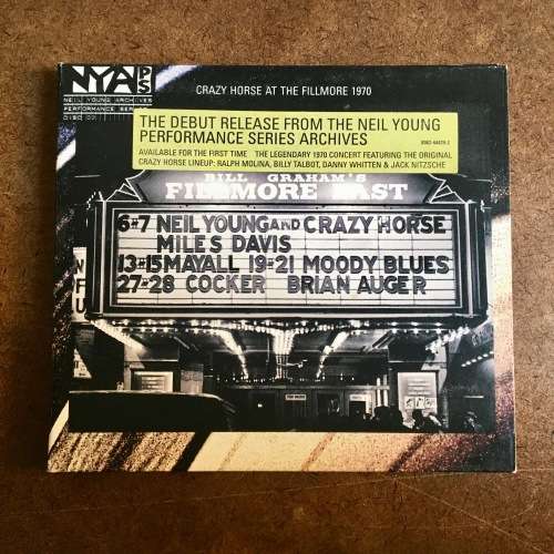 Neil Young & Crazy Horse - Live at the Fillmore East CD/Album (2006 Euro Import) VG