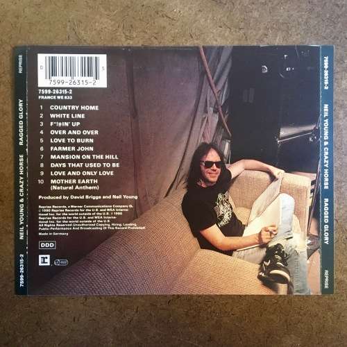 Neil Young - Ragged Glory CD/Album (1990 Euro Import) VG-/VG