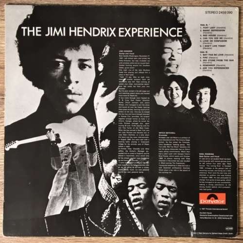 Jimi Hendrix Experience - Are You Experienced LP/Album (1980 German Reissue) VG+/VG+