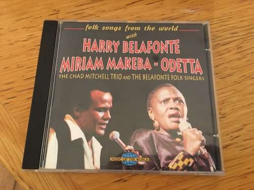 Harry Belafonte, Miriam Makeba, Odetta - Folk Songs From the World CD/Album (1995 Italy) VG+/VG