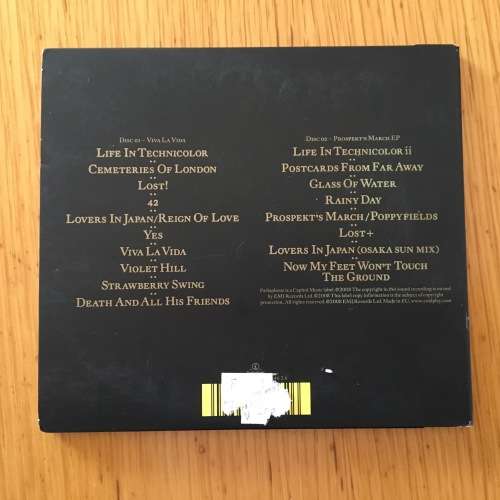 Coldplay - Viva La Vida (Prospekt`s March Ed.) 2xCD/Album (2008 Euro import) VG/VG+/VG+