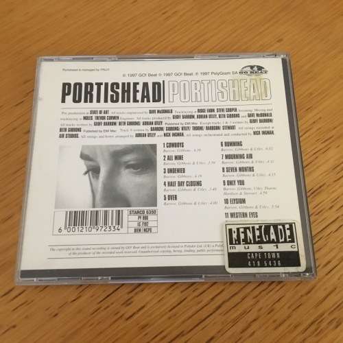 Portishead (self-titled) CD/Album (1997 SA press) VG+/VG+