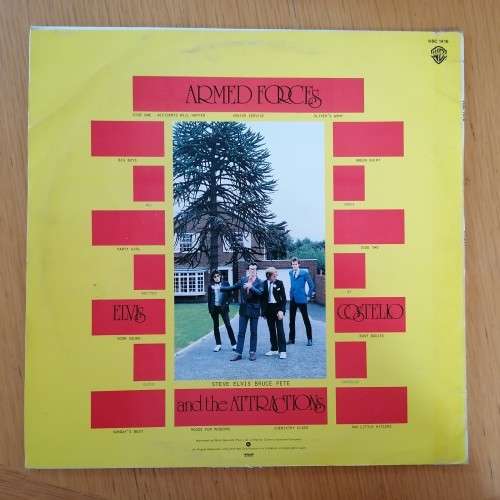 Elvis Costello and the Attractions - Armed Forces LP/Album (1979 SA press) VG/VG