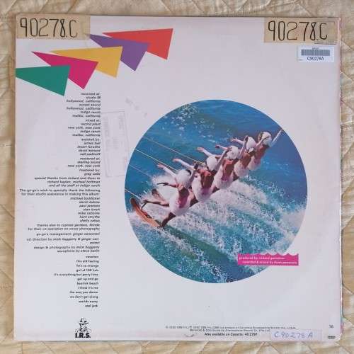 Go-Go`s - Vacation LP/Album (1982 SA press) VG/VG