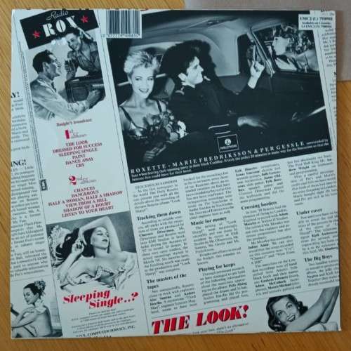 Roxette - Look Sharp! LP/Album (1989 SA press) VG+/VG+